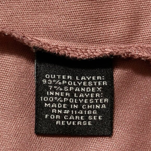 VERVE AMI Mauve long bell sleeve mesh overlay plus size blouse ~ XL XXL 2X shirt - Picture 11 of 13